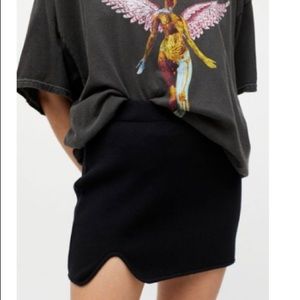 UO Tallulah Notch Sweater Skirt